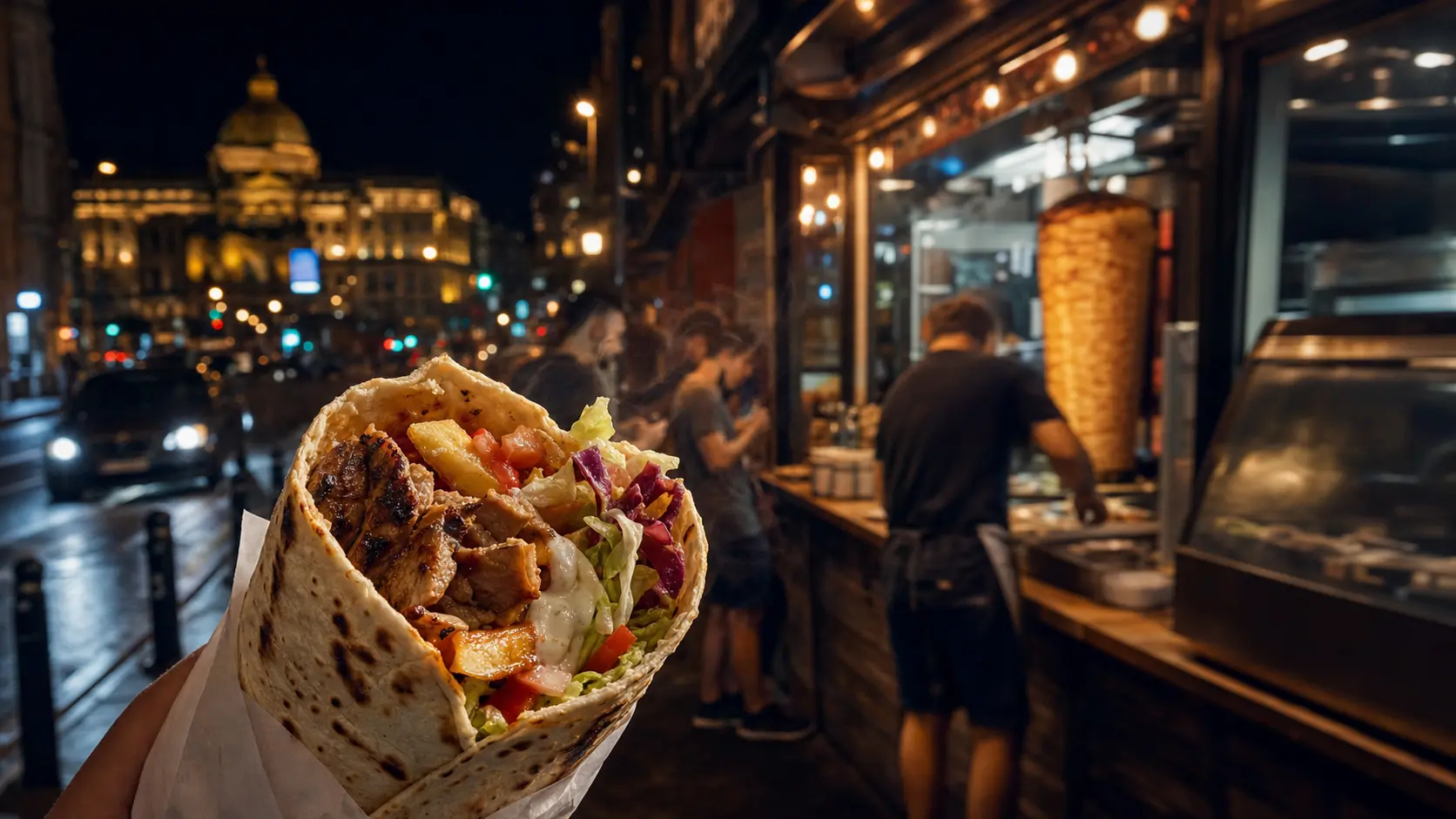 Unde mănânci o shaorma bună noaptea în București